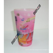 2015 New Product Pink Pet Plastic Cup